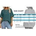 thumbnail image 5 of MOSHU Oversized T Shirts for Women Quilting Stitching Womens Shirts Classic Trendy Casual Tops, 5 of 5