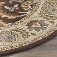 thumbnail image 3 of SAFAVIEH Heritage Finnegan Oriental Wool Area Rug, Brown/Ivory, 8' x 8' Round, 3 of 6