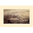 thumbnail image 2 of Houghton 14x11 Gold Ornate Wood Framed with Double Matting Museum Art Print Titled - Fort Collins Colorado - Houghton 1865, 2 of 4