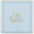 thumbnail image 2 of Combo Set 7.75 inch Salad Plates & 10.75" inch Square Plastic Plates Heavy Duty Hanukkah Dinner Plates with Blue Gold Chanukah Design Hanukkah Party Disposable China Like Plastic Dessert Plate (112), 2 of 6