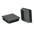 thumbnail image 4 of 4 Pcs 90mmx90mm(3.54inch) Plastic Tubing Plug Square Post End Caps for Handrail Stair Newel Guardrail Tube Black, 4 of 5