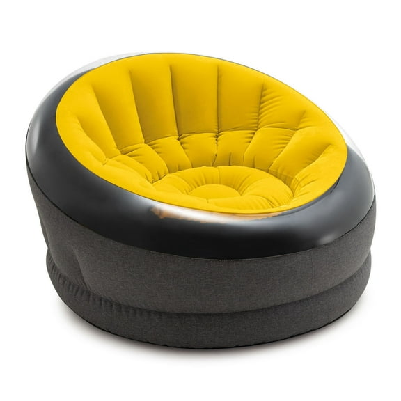 Intex Empire Inflatable Chair Yellow 44" X 43" X 27"