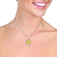 thumbnail image 3 of Galaxy Gold GG 14K White Gold 10.85 Carat Natural Twisted Briolette Lemon Quartz and Diamonds Necklace - Abundance & Joy - 16" to 24" - Fine Jewelry for Women, 3 of 3