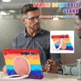 thumbnail image 4 of Funda para Samsung Galaxy Tab S10 Lite/S10 FE/S9 FE de 10,9 pulgadas/Tab S9 de 11 pulgadas, cubierta de silicona resistente con asa, soporte de 360 ​​grados, correa y soporte para S Pen., 4 of 9