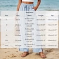 thumbnail image 2 of Women's Striped Wide Leg Pants Elastic Waist Drawstring Casual Pants With Pockets Loose Beach Trousers, 2 of 6
