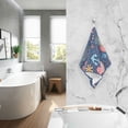 thumbnail image 2 of Yayeee 100% Cotton Hand Towels for Bathroom 16" x 28" Soft Absorbent Kitchen Towel, Pink Jellyfish, 2 of 7