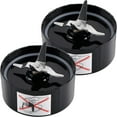 thumbnail image 1 of Qucyy Lot de 2 Pcs de Rechange pour Mixeur à Lame Croisée Compatible avec Mixeurs Magic Bullet 250w Modèle MB1001 Series, Noir, 1 of 5