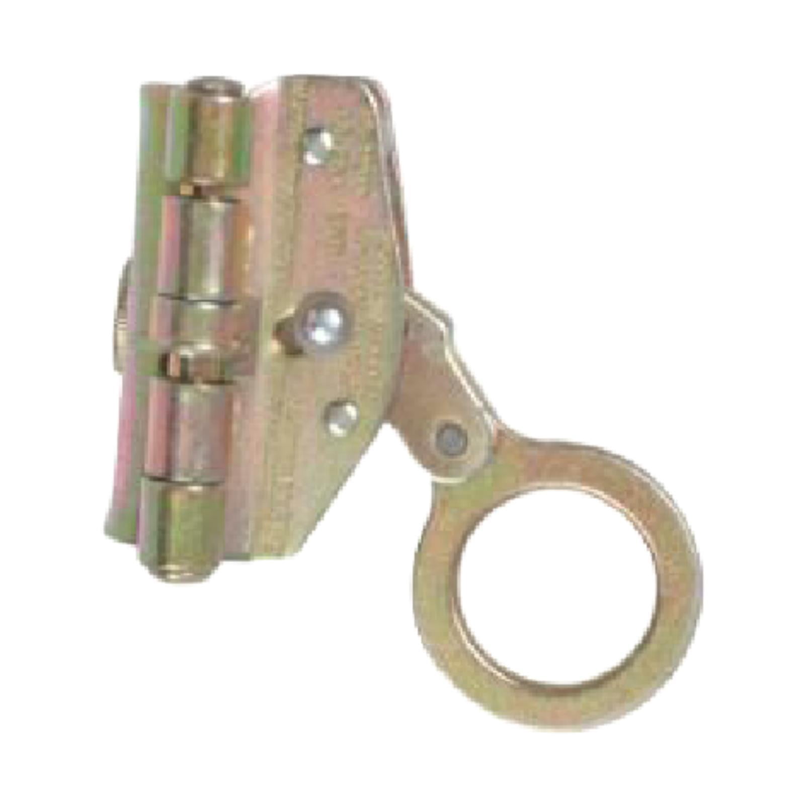 Wswqop Climb Self Locking Rope Grab Alloy Steel Stopper Removable Sturdy Blocker Arrest Style A