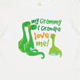 thumbnail image 4 of Inktastic My Grammy and Grandpa Love Me Grandson Dinosaur Boys Baby T-Shirt, 4 of 5
