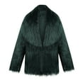 thumbnail image 4 of IROINNID Women's Faux-fur Jacket Long Sleeve Solid Color Outwear, Comfy Winter Warm Jackets Faux Jacket Warm Furry Faux Jacket Outerwear Over Jacket, 4 of 5