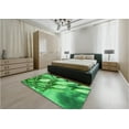 thumbnail image 5 of Ahgly Company Machine Washable Indoor Square Transitional Green Area Rugs, 6' Square, 5 of 7