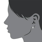 Believe by Brilliance Womens Fine Silver Plated Clear Crystal Pendant & Earring Set, 18 + 2 CHAIN