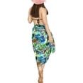 thumbnail image 4 of LA LEELA Women's Beachwear Summer Bikini Wraps Beach Wrap Sarong Skirt Bathing suit Swim Cover ups for Swimwear Coverups Women One Size Sky, Jungle Landscape, 4 of 6