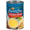 Sweet Sue Chicken Broth, 99% Fat Free, Gluten Free, Shelf Stable Can, 14.5oz