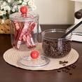 thumbnail image 5 of JUMRHFAN Clear Plastic Candy Jar with Lid for Office Desk, Plastic Cookie Storage Jar for Kitchen Counter, Plastic Apothecary Jar for Cotton Swabs, Balls, Cotton Pads, Floss Picks,900ml, 5 of 9