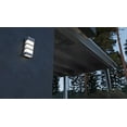 thumbnail image 4 of AFX State 12-inch ADA Textured Grey LED Outdoor Sconce, White Acrylic Shade, 4 of 5
