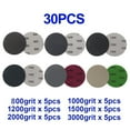thumbnail image 7 of 30Pcs 3" 75mm Hook&Loop Wet/Dry 800 1000 1200 1500 2000 3000 Grit Sanding Discs, 7 of 7