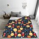 thumbnail image 5 of Balery Colorful Astronomy Manta de Felpa Suave y Acogedora – Cobija de Franela Aterciopelada para Cama, Lavable y Cálida para Sofá, Mascotas, Transpirable-50"x40", 5 of 7