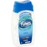 TUMS Ultra 1000 Maximum Strength Antacid Chewable Tablets, Peppermint 72 ea (Pack of 3)