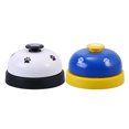 thumbnail image 1 of OULII 2Pcs Dog Training Bells Assorted Color Plastic Flat Wide Button Loud Sound Communication Device, 1 of 5