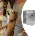 thumbnail image 1 of Runquan Acrylic Reptile Feeder Household Transparent for Gecko Lizard Bearded Dragon Small, 1 of 8