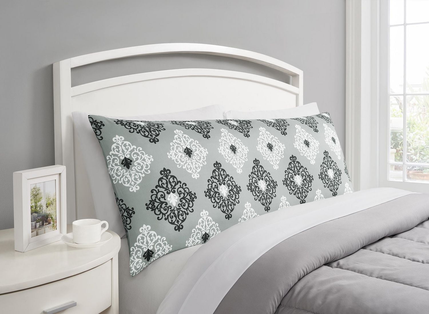 Mainstays Printed Body Pillow Case, 100% polyester