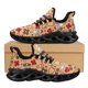 thumbnail image 1 of Zapatos de enfermera para mujer, planos transpirables de verano con cordones, de lona azul con estampado de herramientas médicas, para regalo., 1 of 6