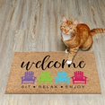 thumbnail image 2 of Coir Door Mat For Front Door Welcome Outdoor Mats Funny Doormats With Non (1 PC) Carpets for Bedrooms 8x10 Throws And Blankets for Sofa Wool Throws Lap Blankets Homemade Blankets Dining Room Rugs for, 2 of 4