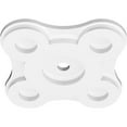 thumbnail image 2 of 10"OD x 1"ID x 3 1/2"C x 1"P Luna Architectural Grade PVC Contemporary Ceiling Medallion, 2 of 11
