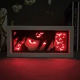 thumbnail image 2 of Anime 3D Naruto Manga luz nocturna lámpara de tallado de papel caja de luz lámpara de mesa decoración de habitación Itachi Uchiha Sasuke figuras de acción Juguetes, 2 of 5