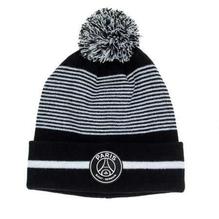 white and black beanie