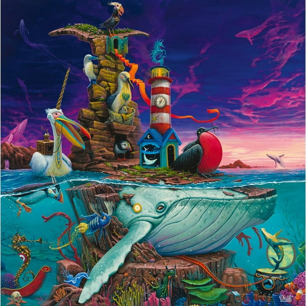 Rompecabezas Archipiélago de Ravensburger, 500 piezas, refugio oceánico