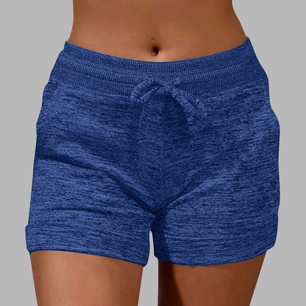 WILLBEST Pantalones Casuales elegantes para Mujer, Cómodos, Deportivos, Lisos, con Cordón, Ropa Deportiva, Pantalones Cortos de Yoga Holgados con Bolsillos para Uso Diario Mediana
