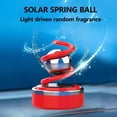 thumbnail image 6 of Gnmfd Double Ring Solar Car Perfume Aromatherapy Rotating Car Decoration Interior Ornament for Vehicle Dashboard Car Air Freshener Lights for Bedroom Lights for Room Party Decorations, 6 of 6