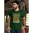 thumbnail image 2 of The Real Heroes T-Shirt Men -Smartprints Designs, Male Large, 2 of 4