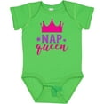 thumbnail image 3 of Inktastic Nap Queen, Crown, Stars - Pink Purple Girls Baby Bodysuit, 3 of 5