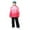 Black, variant on WEIYLL Outfits For Girls Winter Zip Mock Neck Gradient Ski Fleece Pocket Jacket Pants Snowboarding Warm Unisex Kids Clothing Suits for 6-8 Years 2 PCS
