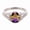Silver, variant on Ametrine Ring – Handmade 925 Solid Sterling Silver Engagement Ring Unique Bi-Color Gemstone Jewelry Traditional Gift for Her Silver 3