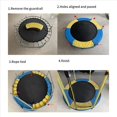 thumbnail image 4 of 2X Tapis de Trampoline, Tapis de Sécurité de Trampoline de Remplacement de 55 Pouces, Housse de Ressort de Trampoline, Housse de Protection de Ressort de Protection, 4 of 7