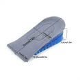 TixWerTix Height Increase Insoles Silicone Heel Cushion Inserts For Men