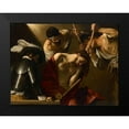 thumbnail image 2 of Caravaggio 14x12 Black Modern Framed Museum Art Print Titled - The Crowning with Thorns, 2 of 5