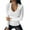 White, variant on Auburet Womens pullover V-Neck Ribbed Slim Fit Thin Sweater Long Sleeve Shirt Basic Tunic Tops