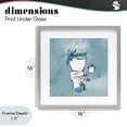 thumbnail image 4 of Stupell Industries French Country Floral Bathroom Rules Flush Gray Framed Print Under Glass, 16 x 16, by Nan, 4 of 8