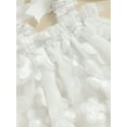 thumbnail image 6 of Bagilaanoe Toddler Baby Girl Party Dress Butterfly Flower Sleeveless A-line Princess Dresses 6M 12M 18M 24M 3T 4T Kid Patchwork Tulle Skirt, 6 of 8