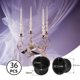 thumbnail image 2 of 36 UNIDS Taza de Vela de Aluminio Taza de Vela de Metal Portavelas Árbol Vela Decorativa Candelabro Mesa Candelabro Cera Negro TUNC Sencillez, 2 of 5