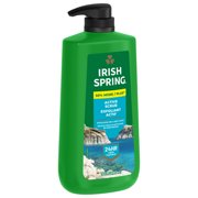Irish Spring Active Scrub Moisturizing Face and Body Wash, All Skin Types, 30 fl oz Bottle