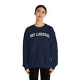 thumbnail image 4 of Fort Lauderdale Florida Sweatshirt Gifts Crew Neck Shirt Long Sleeve Unisex, 4 of 7
