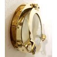 thumbnail image 4 of Canal Boat Porthole 40.64 Shiny Brass Window Door Window Glass Porthole Home Decor, 4 of 4