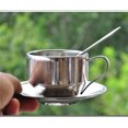 thumbnail image 2 of Tazas de café expreso, juego de 2 tazas de café expreso inastillables de doble pared con aislamiento de acero inoxidable, regalo perfecto para hombres, 2 of 5