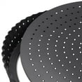 thumbnail image 6 of Crusty Bake Perforated Quiche Tin Nonstick Pie Tin With Holes 3-Pack Removable Round Pizza Tray 14/20/24cm, 6 of 6